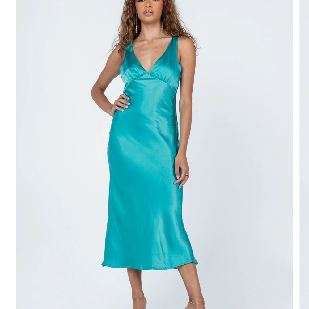 Princess Polly Sallie Midi Dress Blue